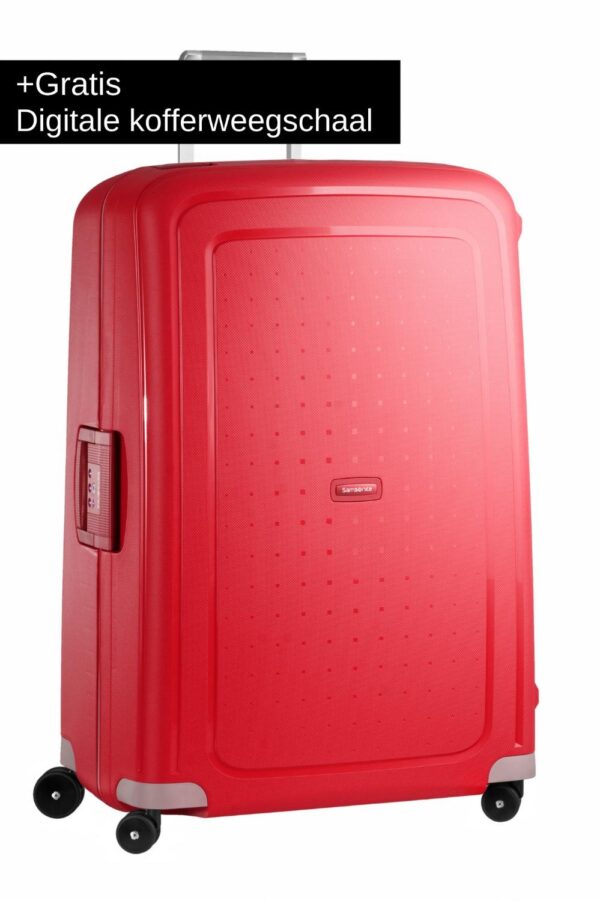 SAMSONITE S&apos;CURE SPINNER 75 CRIMSON RED
