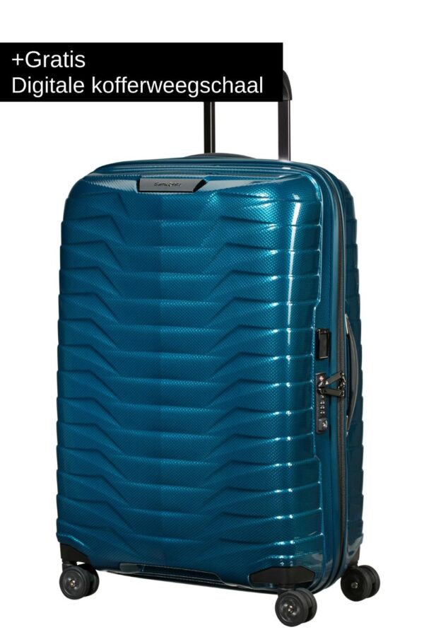 SAMSONITE PROXIS SPINNER 69CM PETROL BLUE
