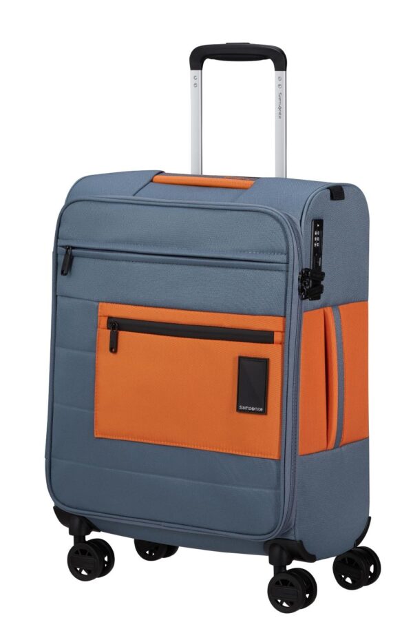 SAMSONITE VAYCAY SPINNER 55 CM BLUEBERRY BLUE ORANGE