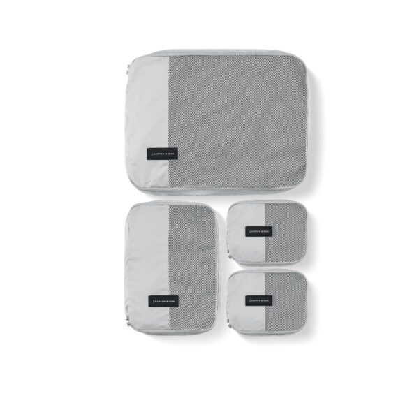 PACKING CUBES SET SMALL ALL BLACK